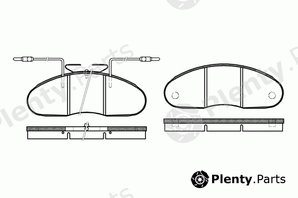  ROADHOUSE part 2048.02 (204802) Brake Pad Set, disc brake