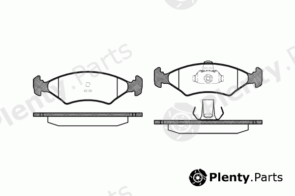  ROADHOUSE part 2119.10 (211910) Brake Pad Set, disc brake