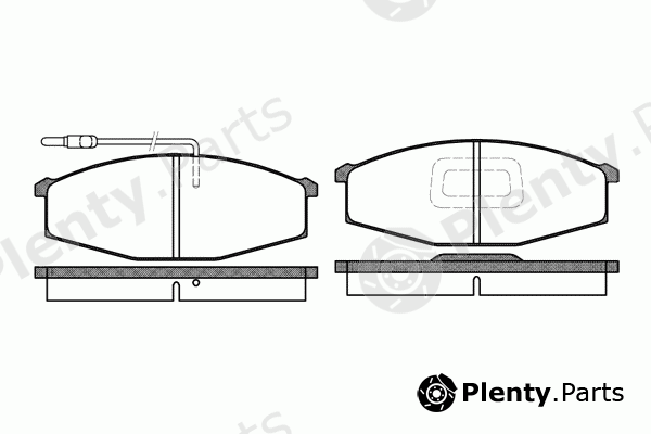  ROADHOUSE part 2129.02 (212902) Brake Pad Set, disc brake