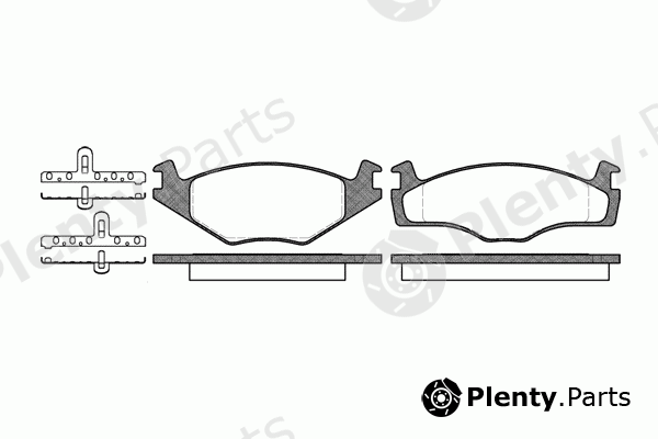  ROADHOUSE part 2171.00 (217100) Brake Pad Set, disc brake