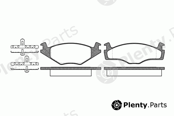  ROADHOUSE part 2171.10 (217110) Brake Pad Set, disc brake