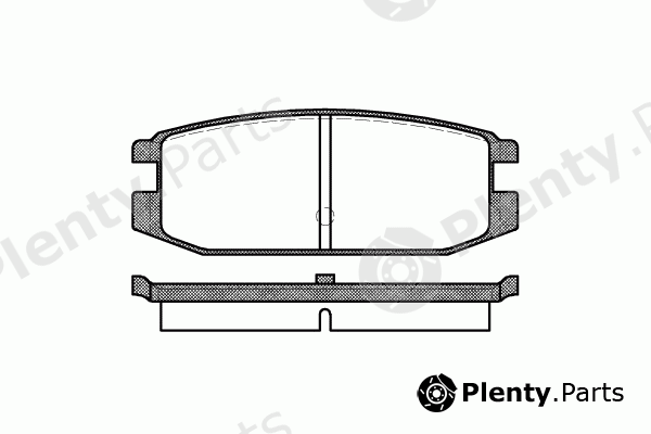  ROADHOUSE part 2217.00 (221700) Brake Pad Set, disc brake