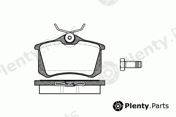  ROADHOUSE part 2263.01 (226301) Brake Pad Set, disc brake