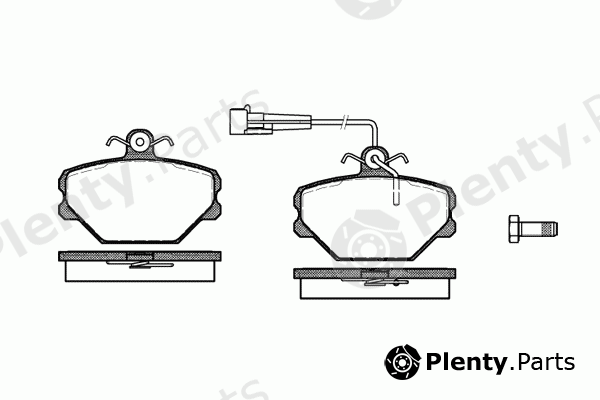  ROADHOUSE part 2264.02 (226402) Brake Pad Set, disc brake