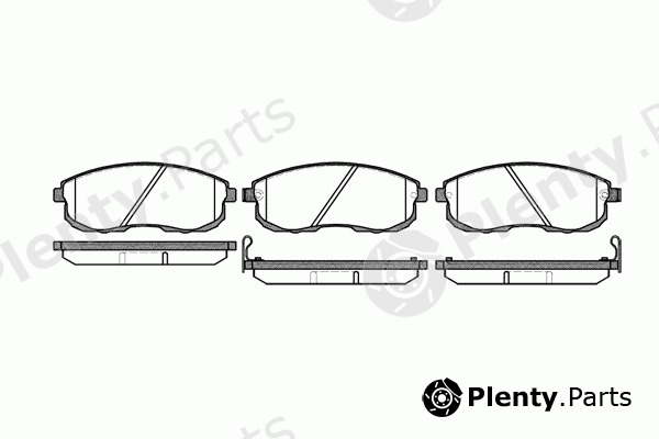  ROADHOUSE part 2293.12 (229312) Brake Pad Set, disc brake