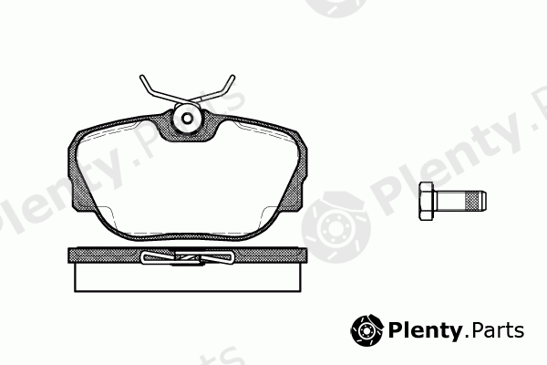  ROADHOUSE part 2296.00 (229600) Brake Pad Set, disc brake