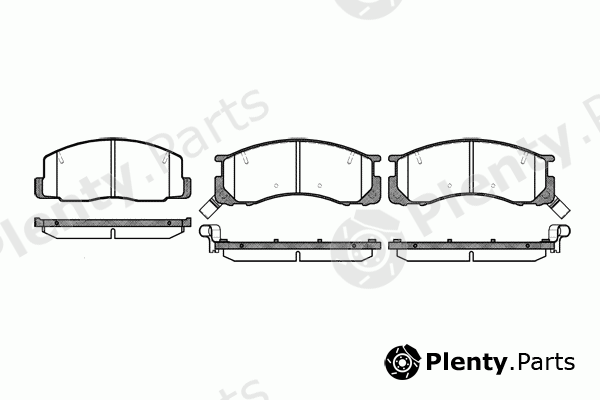  ROADHOUSE part 2306.32 (230632) Brake Pad Set, disc brake