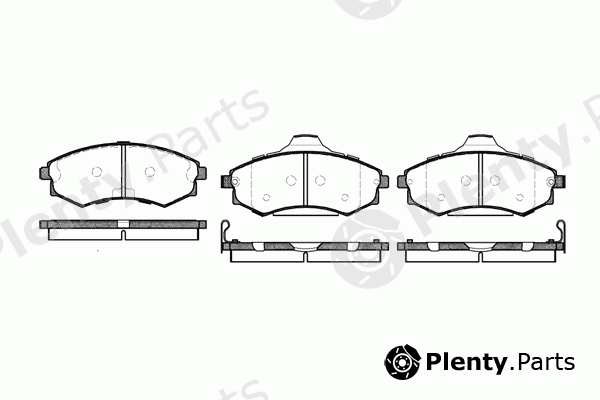  ROADHOUSE part 2318.82 (231882) Brake Pad Set, disc brake