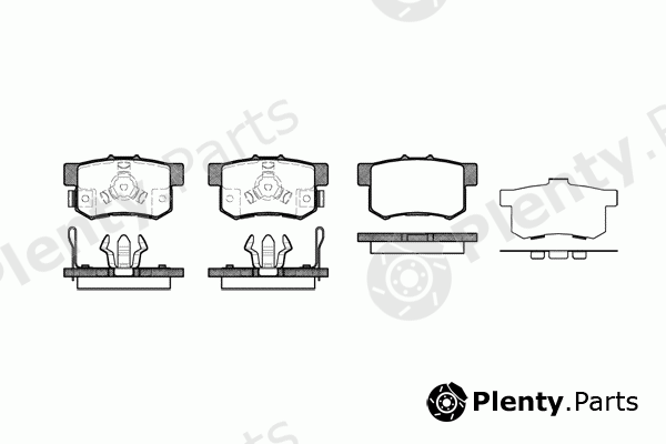  ROADHOUSE part 2325.04 (232504) Brake Pad Set, disc brake