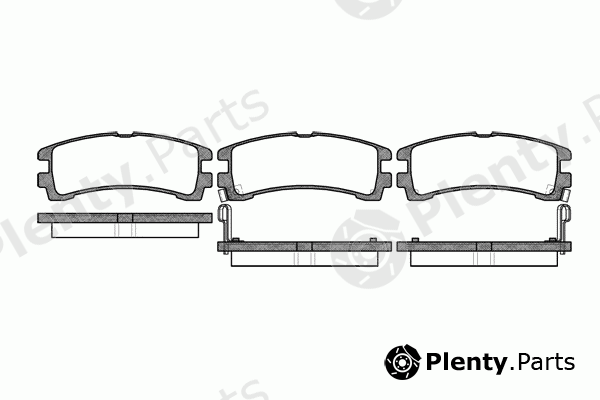  ROADHOUSE part 2347.02 (234702) Brake Pad Set, disc brake