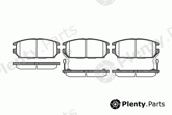  ROADHOUSE part 2356.12 (235612) Brake Pad Set, disc brake