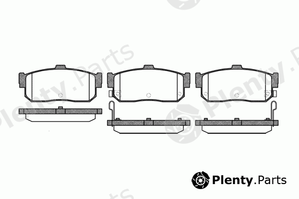 ROADHOUSE part 2366.22 (236622) Brake Pad Set, disc brake