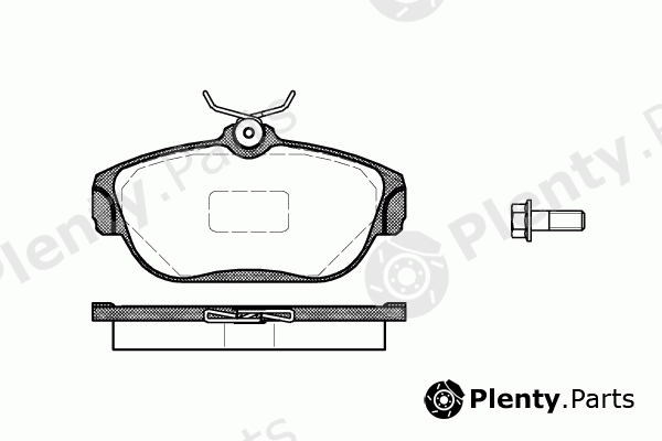  ROADHOUSE part 2368.00 (236800) Brake Pad Set, disc brake