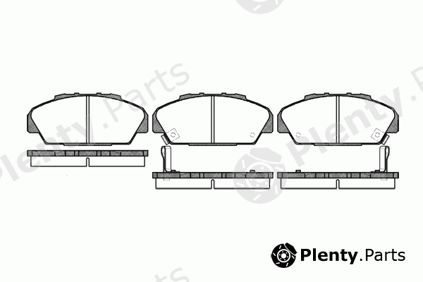  ROADHOUSE part 2371.02 (237102) Brake Pad Set, disc brake