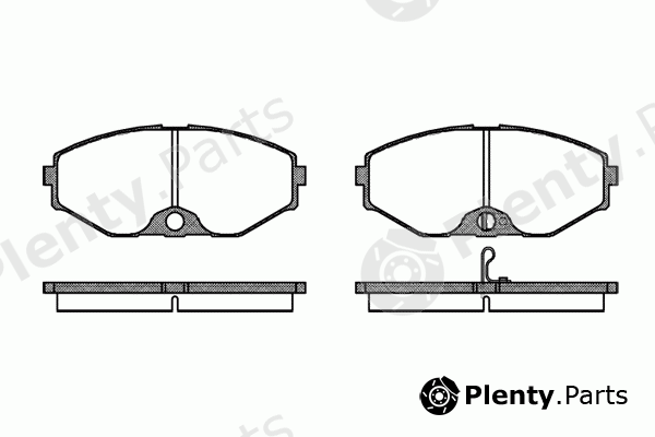  ROADHOUSE part 2375.02 (237502) Brake Pad Set, disc brake