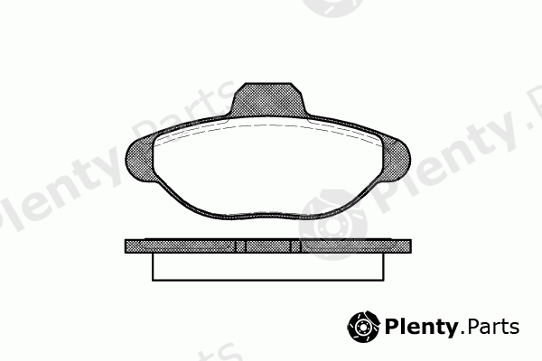  ROADHOUSE part 2414.00 (241400) Brake Pad Set, disc brake