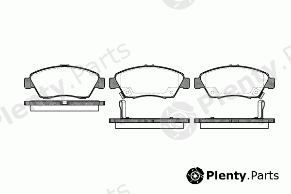  ROADHOUSE part 2418.02 (241802) Brake Pad Set, disc brake