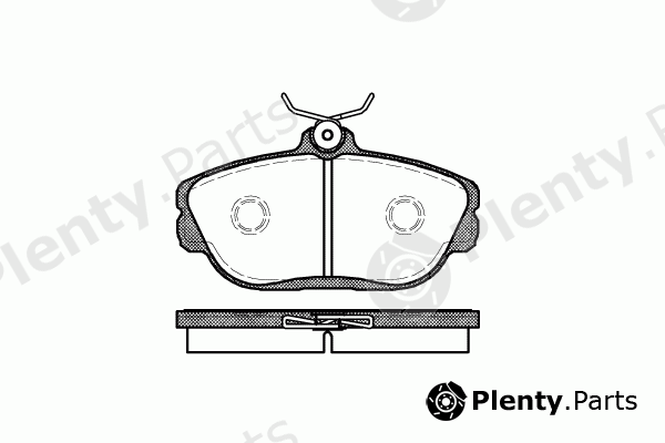  ROADHOUSE part 2453.00 (245300) Brake Pad Set, disc brake