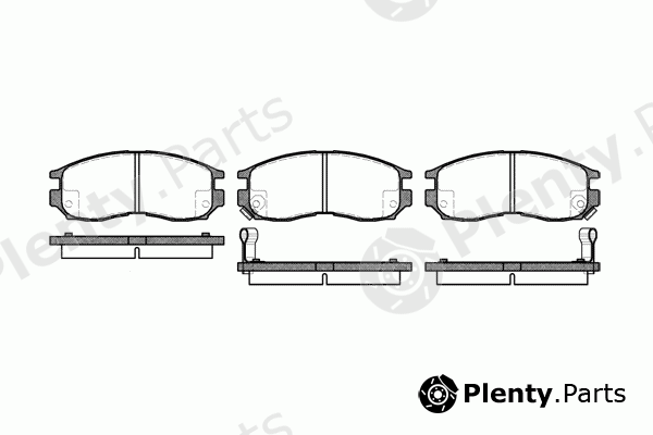  ROADHOUSE part 2460.02 (246002) Brake Pad Set, disc brake