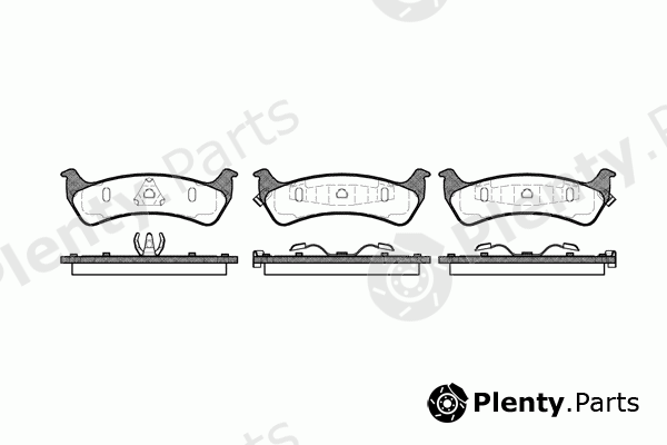  ROADHOUSE part 2470.02 (247002) Brake Pad Set, disc brake