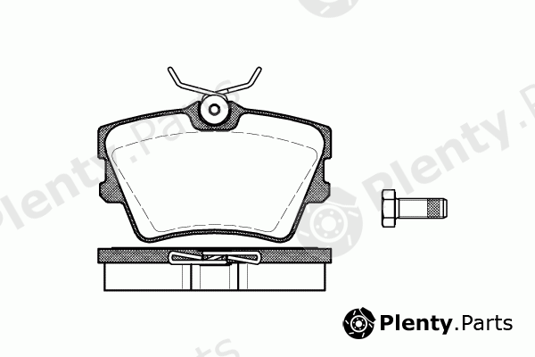  ROADHOUSE part 2591.00 (259100) Brake Pad Set, disc brake
