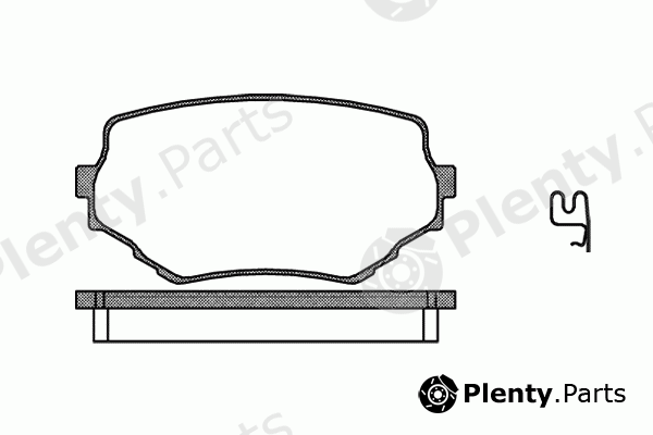  ROADHOUSE part 2594.02 (259402) Brake Pad Set, disc brake