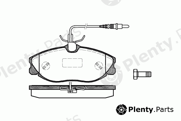  ROADHOUSE part 2604.04 (260404) Brake Pad Set, disc brake