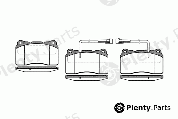  ROADHOUSE part 2666.02 (266602) Brake Pad Set, disc brake