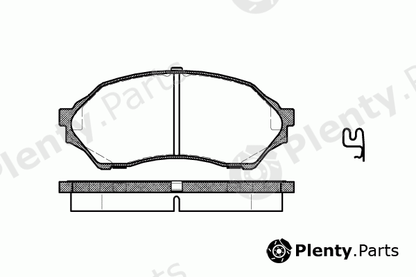  ROADHOUSE part 2699.00 (269900) Brake Pad Set, disc brake