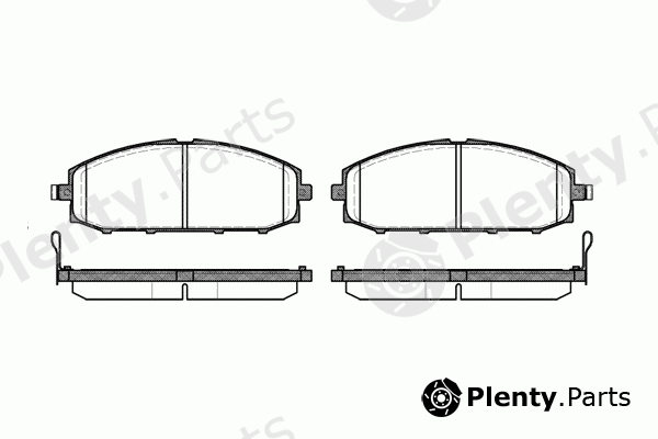  ROADHOUSE part 2711.04 (271104) Brake Pad Set, disc brake