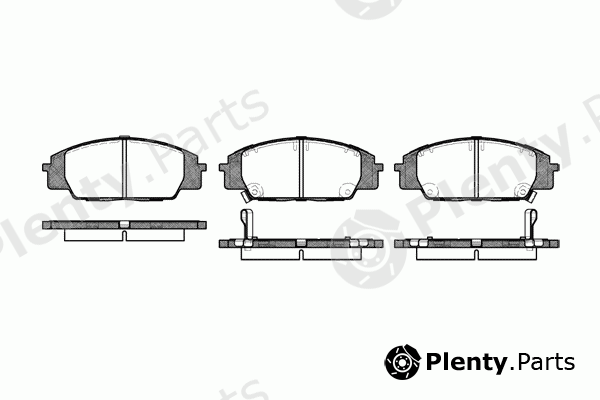  ROADHOUSE part 2735.02 (273502) Brake Pad Set, disc brake