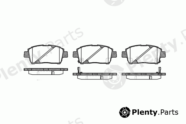  ROADHOUSE part 2740.02 (274002) Brake Pad Set, disc brake