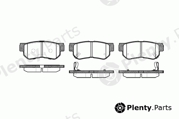  ROADHOUSE part 2746.12 (274612) Brake Pad Set, disc brake