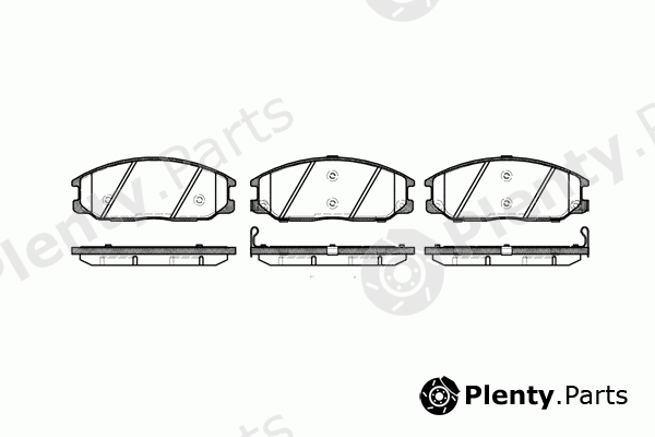  ROADHOUSE part 2771.12 (277112) Brake Pad Set, disc brake