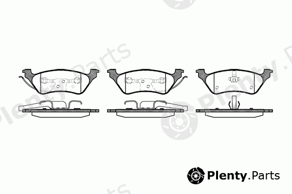  ROADHOUSE part 2811.00 (281100) Brake Pad Set, disc brake
