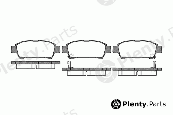  ROADHOUSE part 2820.02 (282002) Brake Pad Set, disc brake