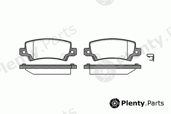  ROADHOUSE part 2874.02 (287402) Brake Pad Set, disc brake