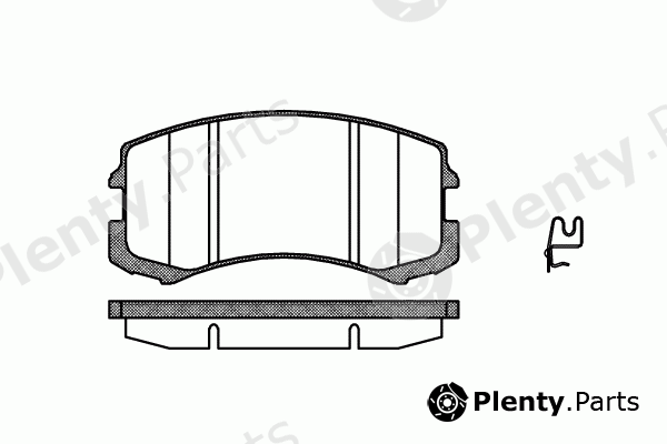  ROADHOUSE part 2965.01 (296501) Brake Pad Set, disc brake