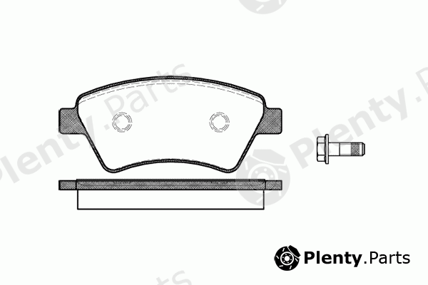  ROADHOUSE part 2976.10 (297610) Brake Pad Set, disc brake