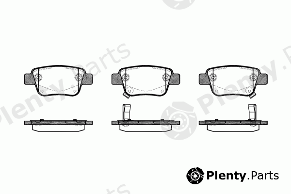  ROADHOUSE part 21047.02 (2104702) Brake Pad Set, disc brake