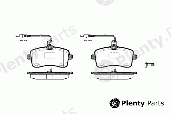  ROADHOUSE part 21102.04 (2110204) Brake Pad Set, disc brake