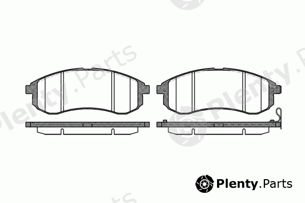  ROADHOUSE part 21129.01 (2112901) Brake Pad Set, disc brake