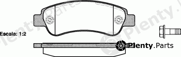 ROADHOUSE part 21238.00 (2123800) Brake Pad Set, disc brake