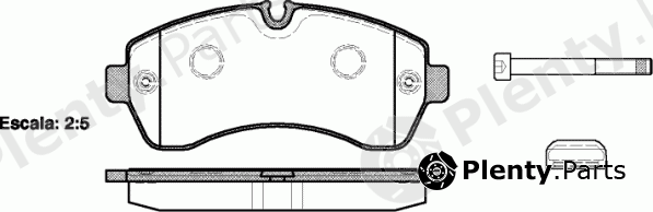  ROADHOUSE part 21243.00 (2124300) Brake Pad Set, disc brake