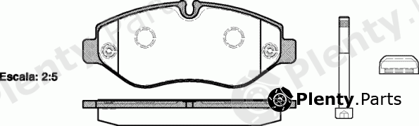  ROADHOUSE part 21245.10 (2124510) Brake Pad Set, disc brake