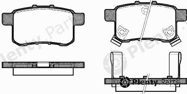  ROADHOUSE part 21332.02 (2133202) Brake Pad Set, disc brake