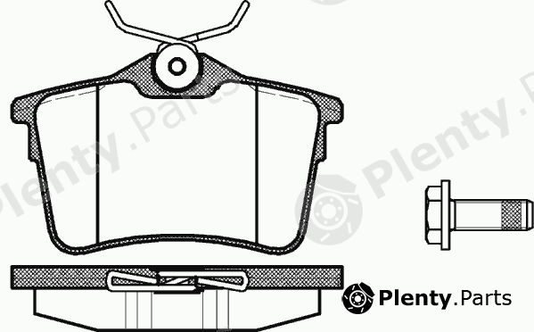  ROADHOUSE part 21382.00 (2138200) Brake Pad Set, disc brake