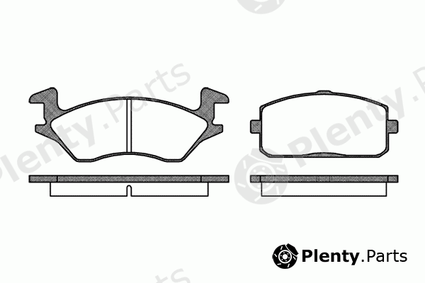  REMSA part 0105.10 (010510) Brake Pad Set, disc brake