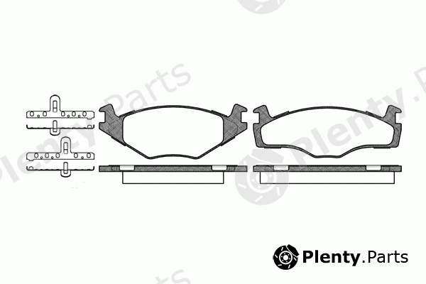  REMSA part 0171.60 (017160) Brake Pad Set, disc brake