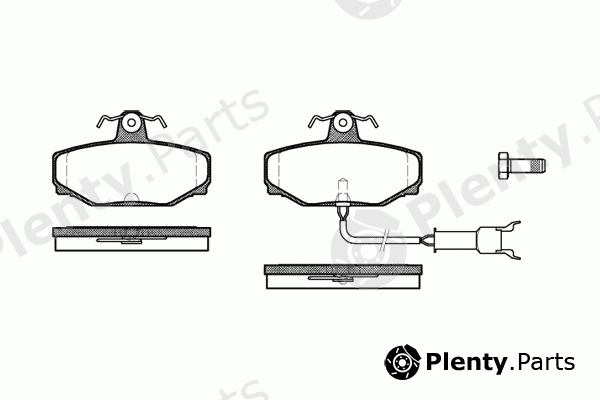  REMSA part 0304.12 (030412) Brake Pad Set, disc brake